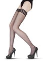 Samodržiace pančuchy s elegantným pásom HAZARD 15 DEN Knittex