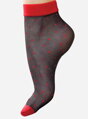 Bodkované ponožky POIS ROSSI 20 DEN Lores