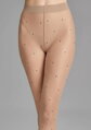 Finom mintás csokolade szinu harisnya geometrikus mintával GRACE G007 20 DEN Marilyn reszlet
