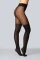 Fekete matt harisnya CHLOE 30/50 DEN Mona