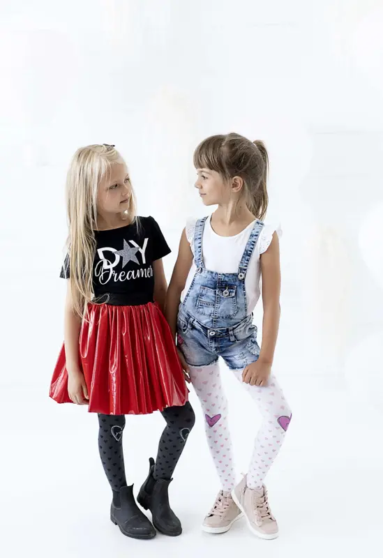 Gyermek mintás harisnya YES/NO 120 DEN Knittex