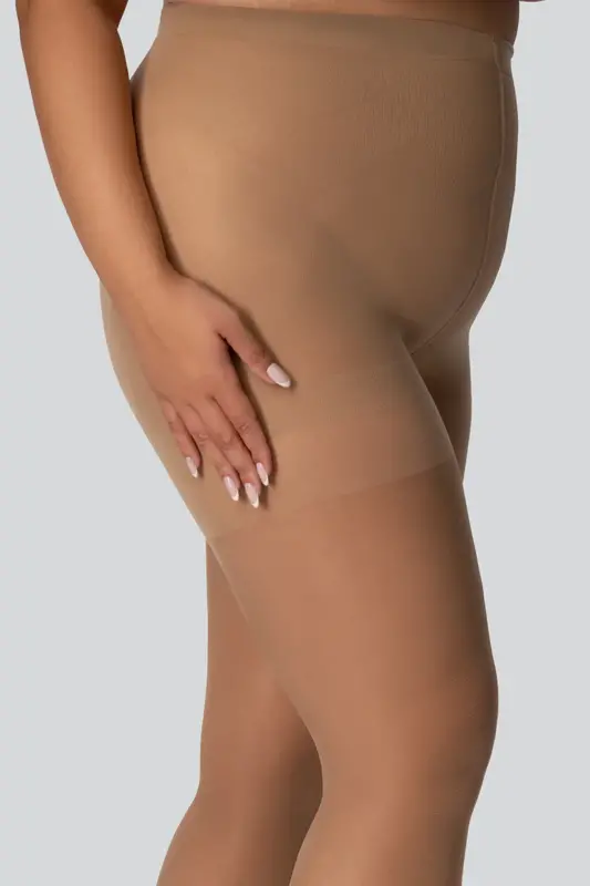 Zoštíhľujúce pančuchy XXL QUEEN SIZE SHAPING 30 DEN Mona